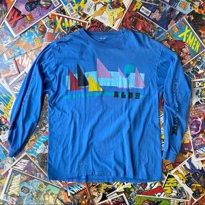 Vintage | 1986 Newport Blue Long-sleeve